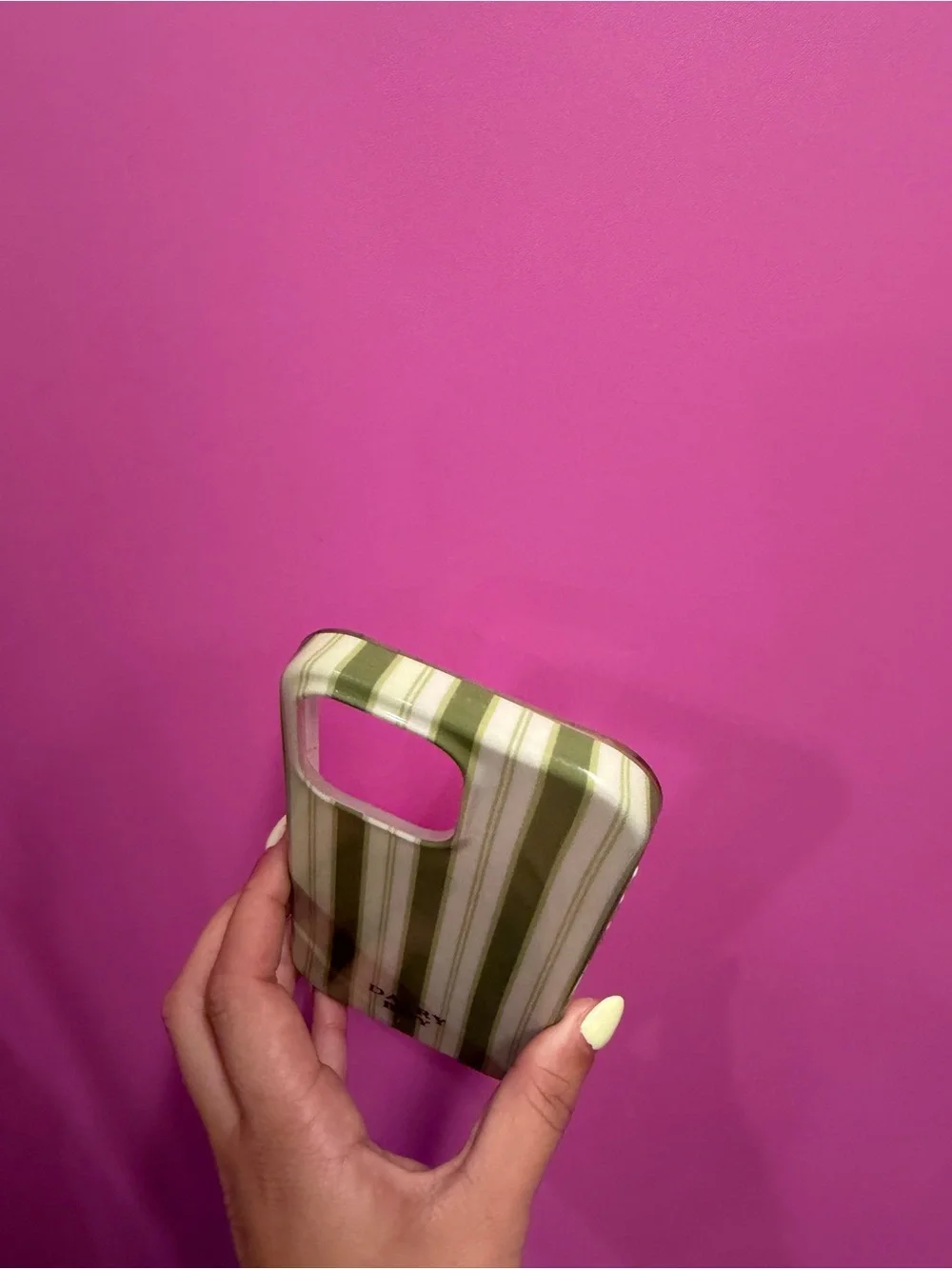 Dairy boy farm friends phone case green striped